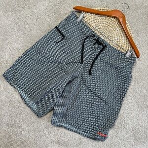 Patagonia Men’s Baggies Wavefarer Board Shorts Nylon Screw Print Drawstring 33